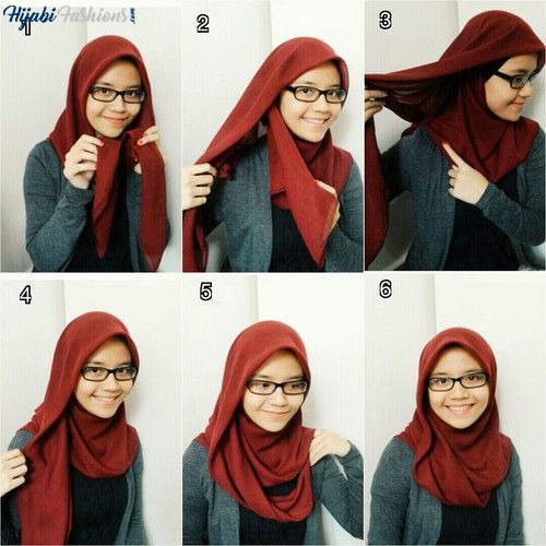 Plain Turkish hijab style for school