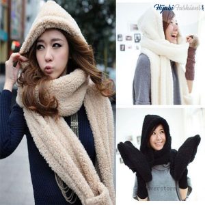 Winter Hooded Scarf