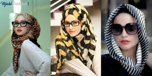 Egyptian Hijab Style with Cheetah print