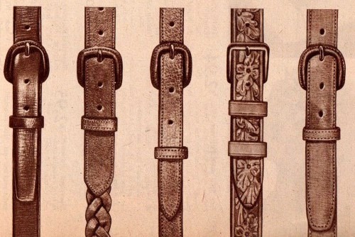 1940s mens belts