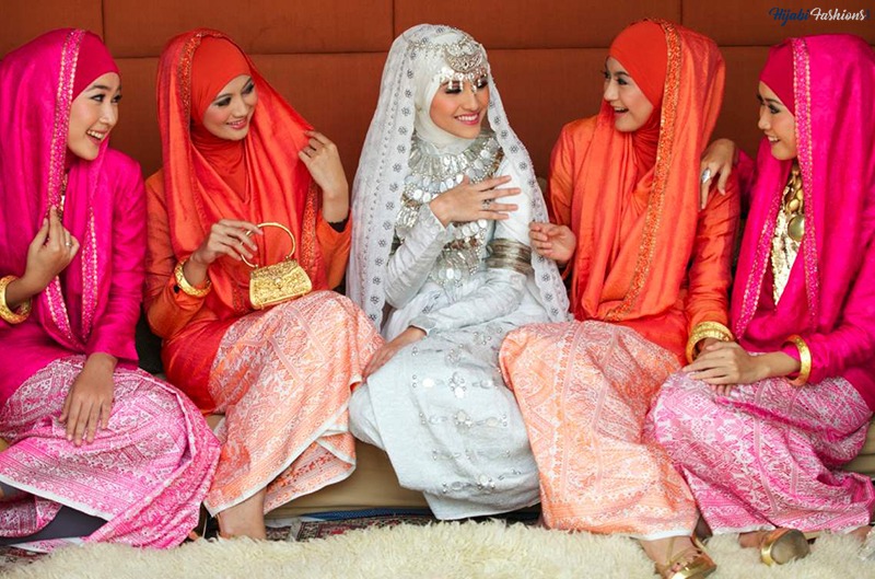 indonesian wedding hijab