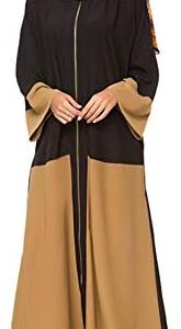 Women's Long Sleeve Maxi Dress Muslim Abaya Simple Modern Islamic Arabic Style Casual Dress
